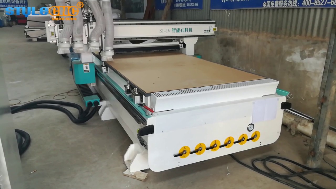 Wood Door Making CNC Router Machine with Dual Table Wood Door Making CNC Router Machine with Dual Table