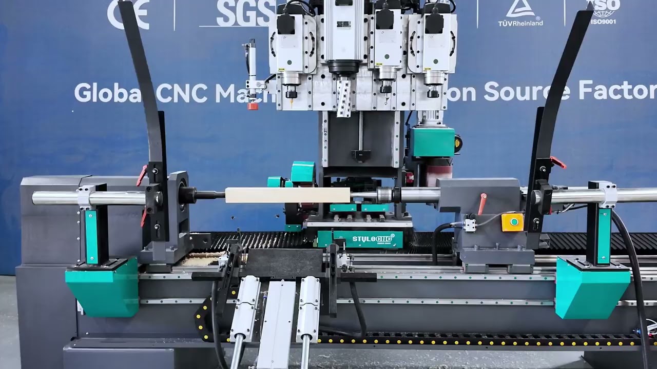 Full-Size 7-In-1 CNC Wood Turning & Milling Center for Sale Full-Size 7-In-1 CNC Wood Turning & Milling Center for Sale