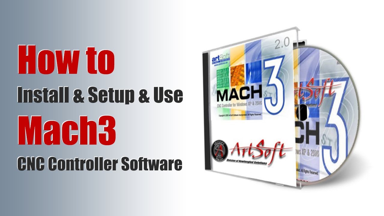 How to install setup mach3 cnc controller software 
