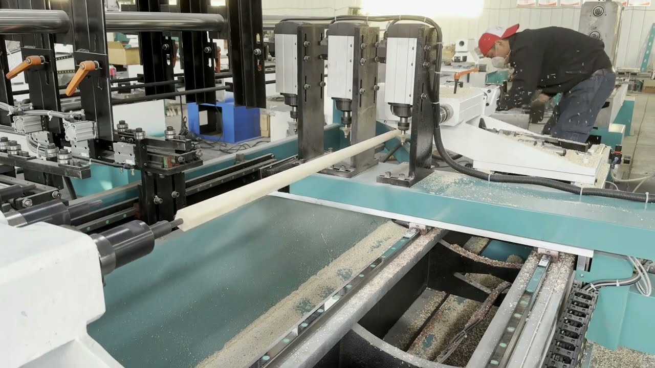 Multi-Spindle CNC Copy Lathe Machine for Wood Turning Multi-Spindle CNC Copy Lathe Machine for Wood Turning