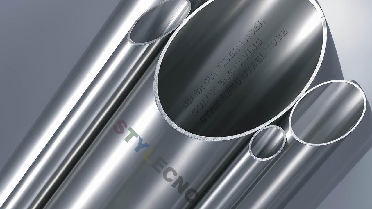 3D MOPA Fiber Laser Engraving Color on Stainless Steel Tube 3D MOPA Fiber Laser Engraving Color on Stainless Steel Tube