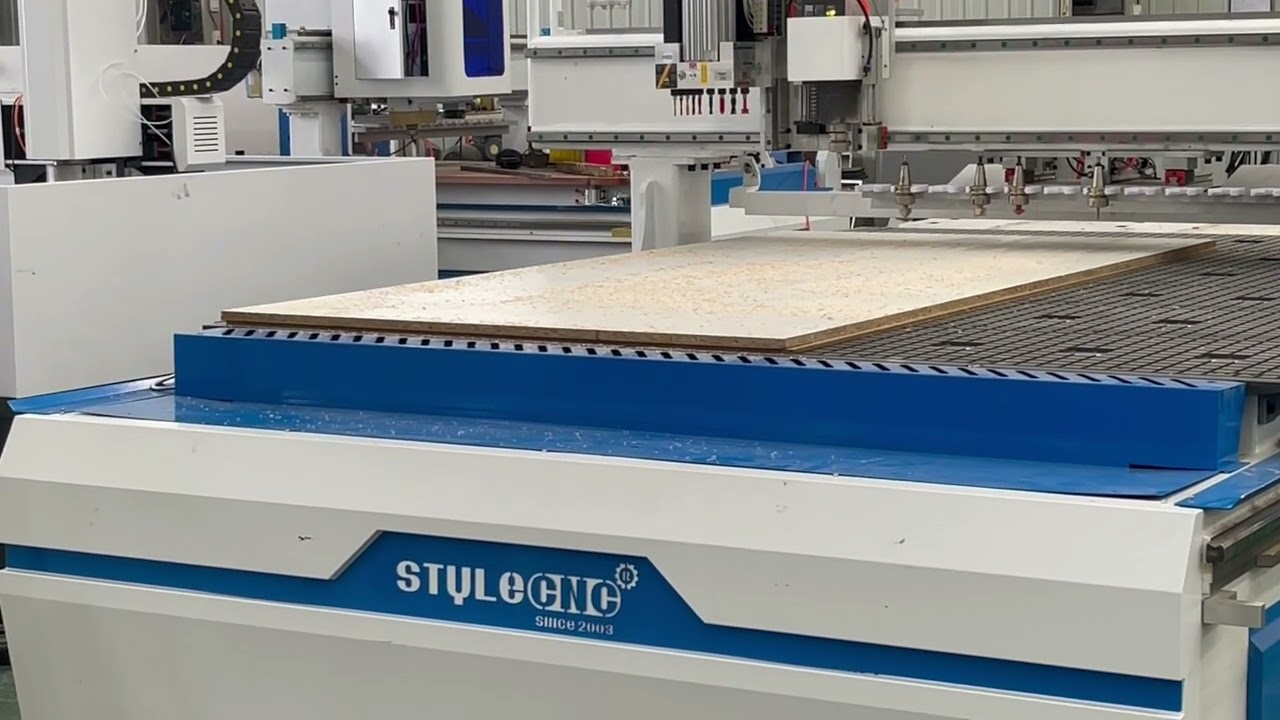 Dual-Spindle CNC Cabinet Making Machine with Drill Block Dual-Spindle CNC Cabinet Making Machine with Drill Block